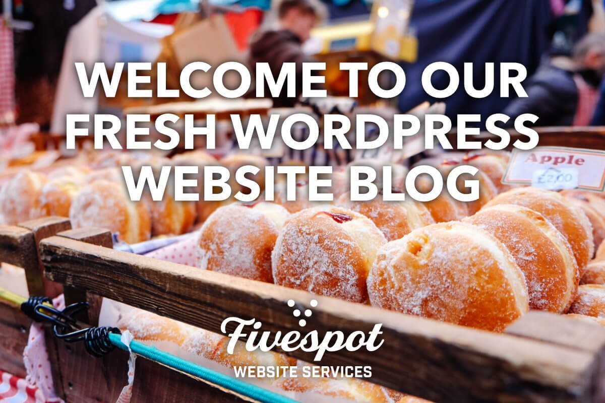 We're relating our fresh WordPress Website blog to fresh donuts